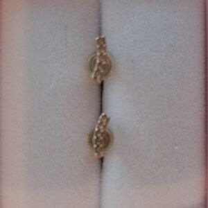 Stella And Dot Tiny Crescent CZ Earrings